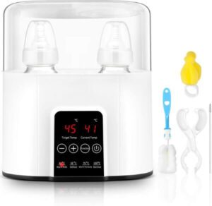 6 in 1 Baby Bottle Warmer for Frozen Breast Milk & Formula Baby Food Heater & Steam Sterilizer - افضل جهاز تسخين الرضاعات