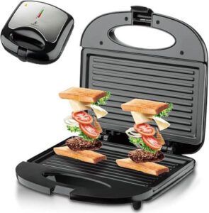 850W Electric Sandwich and Grill Heater with Non-Stick Coating ST-9377