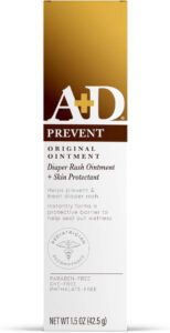 A+D Original Diaper Rash Ointment Baby Skin Protectant With Lanolin and Petrolatum Seals Out. - افضل كريم حفاضات للاطفال