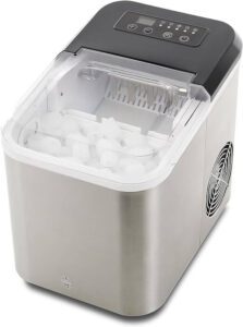 AL SAIF 1.6Liter 130W Electric Ice Maker 2 Size with View Window Stainless Steel E05607