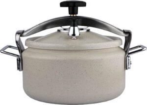 AL SAIF Aluminum Granite Pressure Cooker Iron Handle Short Height K98806-SH-PW