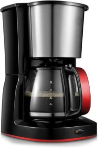 ALSAIF 1.25L 1000W Electric Drip Coffee Maker E03401 - افضل الة قهوه رخيصه