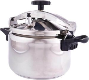 ALSAIF Traditional Stainless Steel Pressure Cooker Size 11 Liter Silver K96011