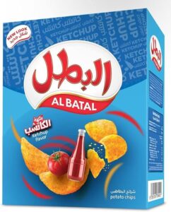 Al Batal Ketchup Flavor Potato Chips 23 Gm (12 Pack) - افضل الشبسات