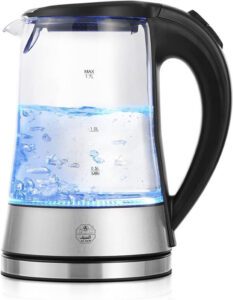 Al Saif Electric Glass Kettle 1.7 Liter 1850 Watts S7098