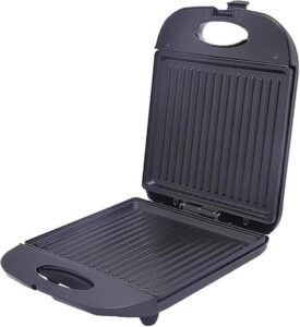 Al Saif Electric Sandwich Maker with Grill Plate 1400 Watts Black