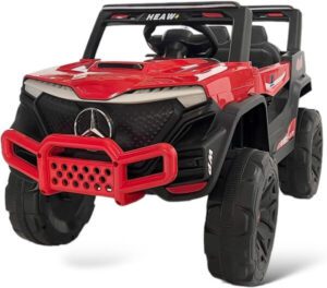 Albader Electric Ride On Car Mercedes Jeep With 2 Rear Motors 12V Battery With Remote Control