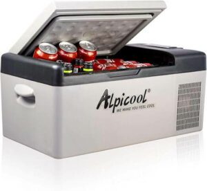 Alpicool C15 Cool Box 12 V Mini Fridge Electric Camping for Car