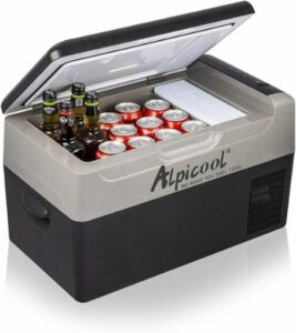 Alpicool G22 Car Fridge Mini Fridge 22 Litre Car Refrigerator Portable - افضل ثلاجات السيارات