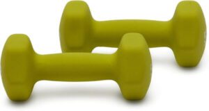 AmazonBasics Neoprene Dumbbells Set of 2 - افضل نوع دمبل