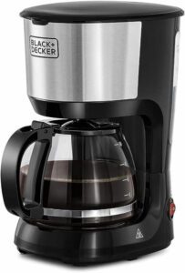 BLACK+DECKER 10 Cup Drip Coffee Machine 750W DCM750S-B5