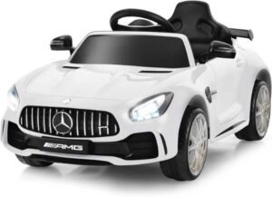 Baybee Licensed Benz GTR Battery Operated Car for Kids Ride on Toys Kids Car with Leather Seat - أفضل سيارة كهربائية للاطفال