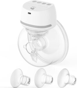 Bellababy Hands-Free Breast Pump Wearable Upgraded with 17mm 19mm 21mm Inserts 