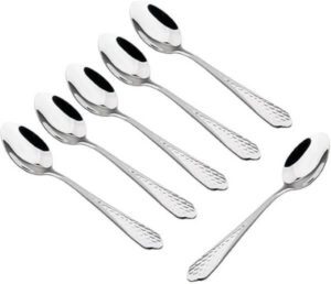 Bister 6Pcs Tea Spoon Set with Mirror PolishPremium Food Grade Set of 6