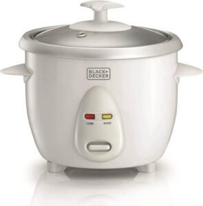 Black & Decker 0.6L 2.5 Cup Rice Cooker White Rc650-B5