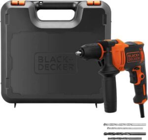 Black & Decker 710W 47,600BPM Single Gear Hammer Drill BEH710K-GB