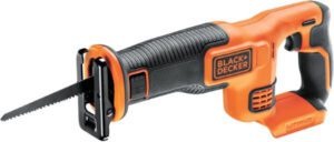 Black & Decker Cordless Reciprocating Saw Orange-Black BDCR18N-XJ - افضل منشار كهربائي