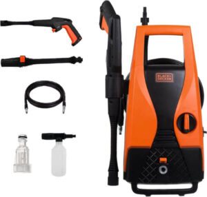 Black & Decker Pressure Washer 1400W Orange-Black - Pw1450Td-B5