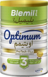 Blemil Plus 3 Optimum Protech Follow-On Formula Cow's Milk Powder - افضل حليب اطفال لعمر السنه