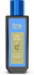 Blue Nectar Body Oil for Women & Men Bath & Body Massage Oil with Ashwagandha - افضل انواع الزيوت لعمل المساج