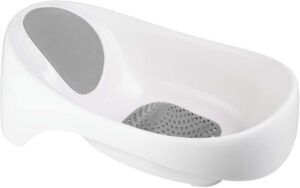 Boon Soak 3-Stage Bathtub for Babies Gray White - افضل حوض استحمام اطفال