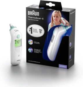 Braun Braun Thermoscan 6 Irt 6515 Ear Thermometer Piece Of 1 - افضل نوع ميزان حرارة للاطفال