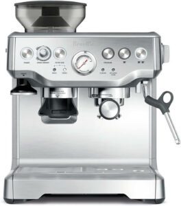 Breville Barista Express Espresso Machine BES870 - افضل ماكينة قهوة مع مطحنة