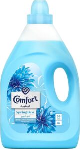 COMFORT Fabric Softener Spring Dew for fresh & soft clothes 4L - افضل منعم ملابس