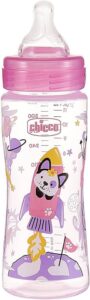 Chicco Bottle Plastic Well Being 330Ml - افضل رضاعة اطفال بلاستيك