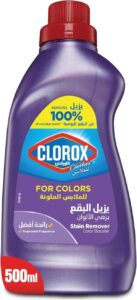 Clorox Clothes Original Liquid Colored Clothes Color Booster 100% Stain Removal 500Ml