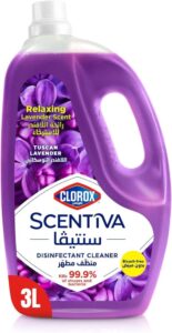 Clorox Scentiva Disinfectant Floor Cleaner 3L Tuscan Lavender - اقوى منظف ارضيات