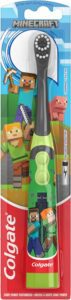 Colgate Kids Battery Powered Minecraft Toothbrush Extra Soft Kids Battery Toothbrush - افضل فرشاة اسنان للاطفال