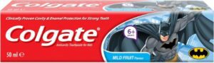 Colgate Kids Boys Fluoride Toothpaste 6+ Batman 50Ml