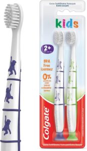 Colgate Kids Toothbrush Bpa-Free Extra Soft Toothbrush For Kids