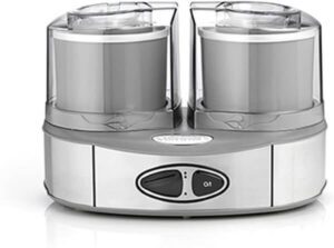 Cuisinart Dual Ice Cream Maker Grey CA-ICE40BCE