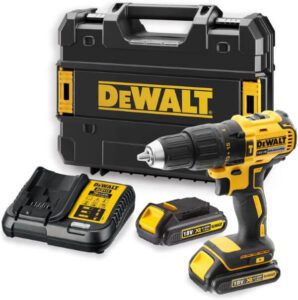 DEWALT 18V BrUShless Compact Hammer Drill With 2 X 1.5Ah Lithium-Ion Batteries Dcd778S2-Gb