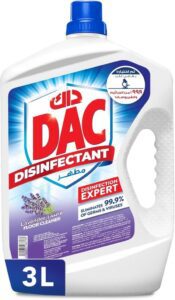 Dac Disinfectant Lavender Liquid Cleaners 3L - اقوى منظف ارضيات