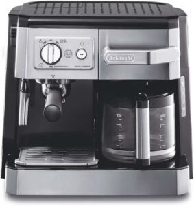 Delonghi Coffee machine BCO420 black Silver