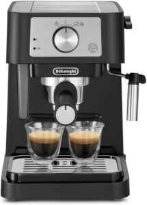 Delonghi Traditional Barista Pump Espresso Machine 2 Cups ECP260.BK