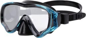 Diving Goggles, Kids Diving Glasses, Snorkel 180°Panoramic Diving Mask Anti-Fog and Anti-Leak - افضل نوع نظارات سباحة