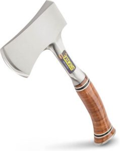 ESTWING Sportsman's Axe 12 Camping Hatchet with Forged Steel Construction