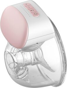 Eacam Wearable Breast Pump Hands Free Electric Single Portable Wearable Breast Cup 8oz-240ml - افضل جهاز شفط الحليب الكهربائي