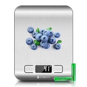 Etekcity Food Kitchen Scale Digital Grams and Ounces Stainless Steel - افضل ميزان مطبخ