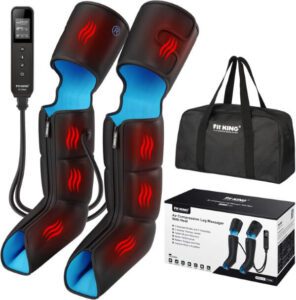 FIT KING Leg Air Massager for Circulation and Relaxation Foot and Calf Massage with Handheld Controller-1