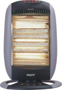 FLEXY ® 1200W Halogen Room Heater 3 Temperatures SF1224H - افضل انواع الدفايات الهالوجين