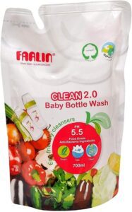 Farlin Baby Bottle Wash White 100ml Pack of 1 (أفضل غسول رضاعات)