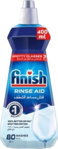 Finish Original Rinse Aid For Shinier And Drier Dishes 400Ml - افضل سائل صحون