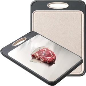 GUANCI Cutting Board Large 16×11 316 Stainless Steel Cutting Board Kitchen - افضل لوح تقطيع