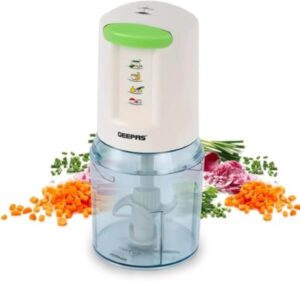 Geepas Mini Food Processor 500W 500ml 4 Blades 2 Levels GC5477