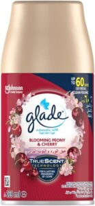 Glade Automatic Air Freshener Spray Refill Blooming Peony & Cherry 269ml